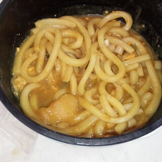 煮物の煮汁でカレーうどん